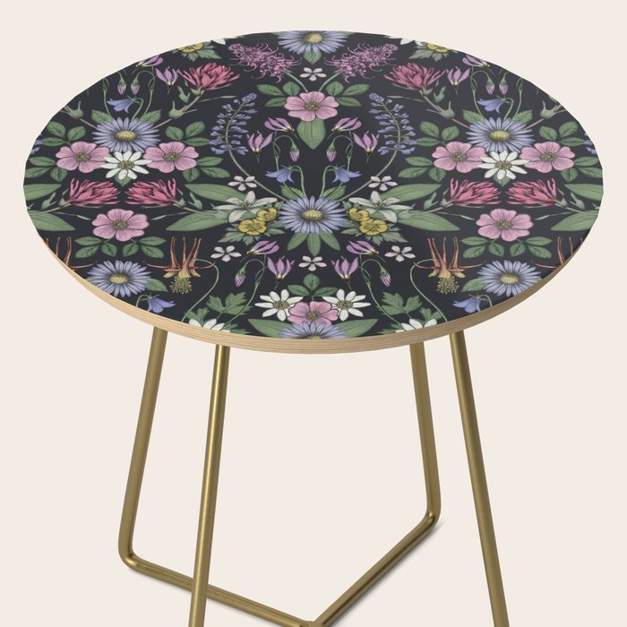 Mount Rainier Wildflowers Side Table Gallery Image 2