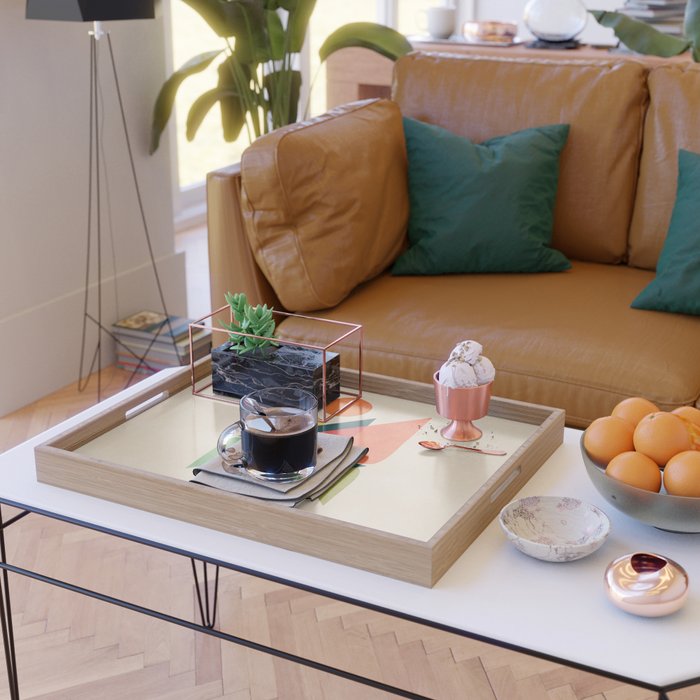 Reflection (of time and space) Serving Tray Gallery Image 2