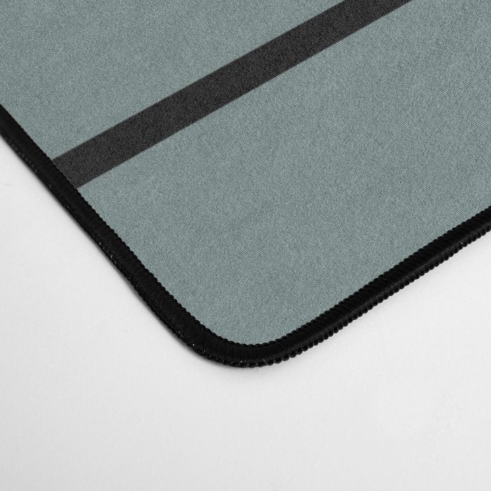 Minimal Arch XLV Neutral Teal Modern Geometric Lines Desk Mat Gallery Image 4