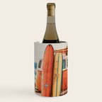 Surf Van I - Vintage Coastal Adventure Print Wine Chiller Gallery Image 2