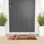 Surf Van I - Vintage Coastal Adventure Print Welcome Mat Gallery Image 3