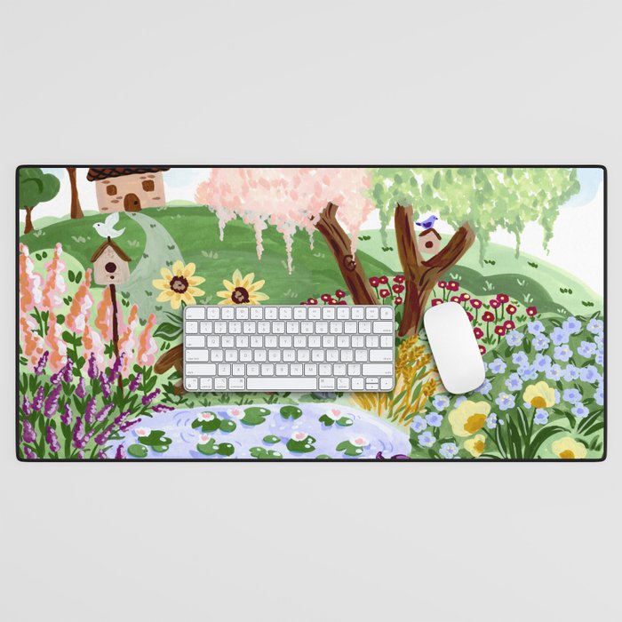 English Garden Desk Mat Gallery Image 1