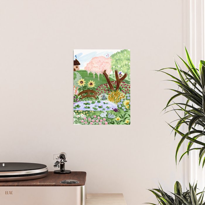 English Garden Poster Gallery Image 2