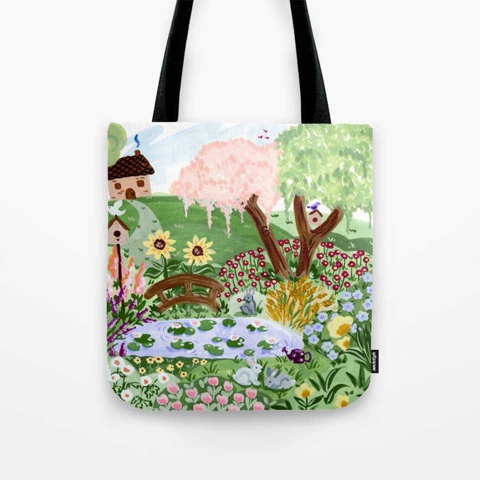 English Garden Tote Bag Gallery Image 1