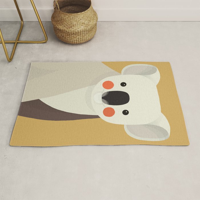 Koala, Animal Portrait Rug Gallery Image 1