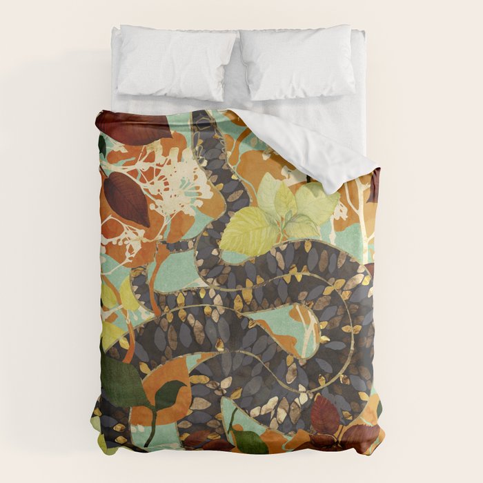 Fall Serpent Garden Duvet Cover Gallery Image 6