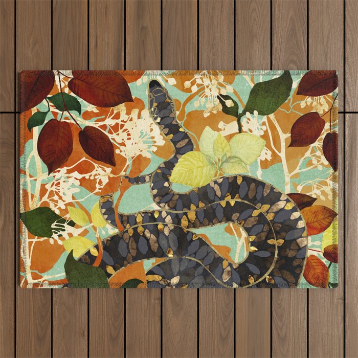 Fall Serpent Garden Outdoor Rug Gallery Image 1