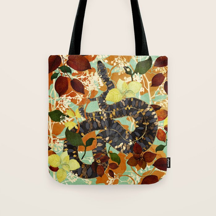 Fall Serpent Garden Tote Bag Gallery Image 1