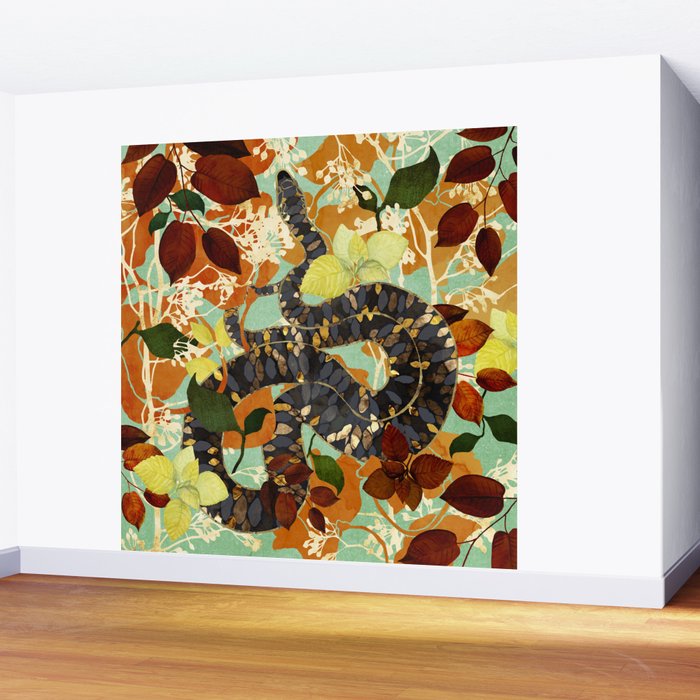 Fall Serpent Garden Wall Mural Gallery Image 2