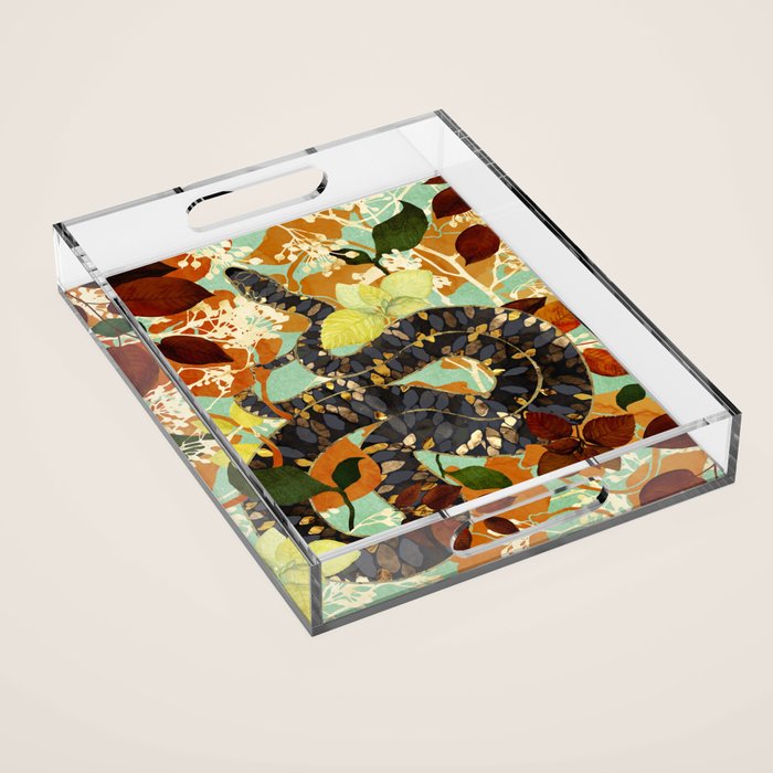 Fall Serpent Garden Acrylic Tray Gallery Image 1