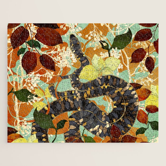Fall Serpent Garden Jigsaw Puzzle Gallery Image 1