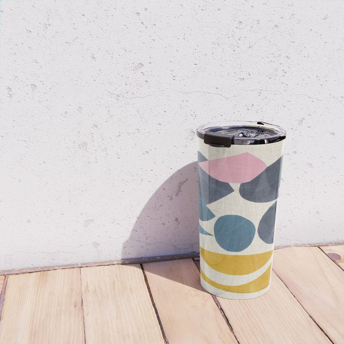 Gold Among Rocks Travel Mug Gallery Image 4