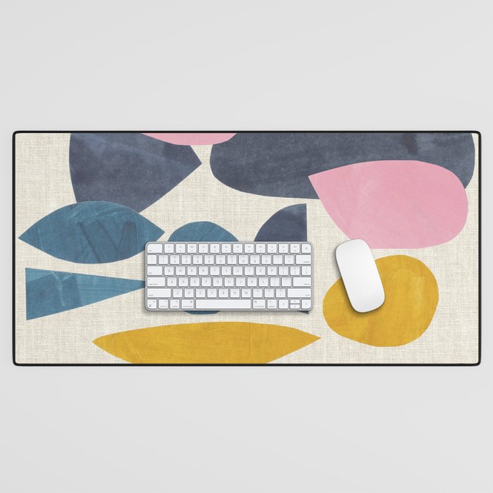 Gold Among Rocks Desk Mat Gallery Image 1