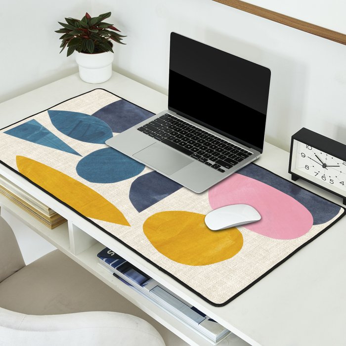 Gold Among Rocks Desk Mat Gallery Image 2