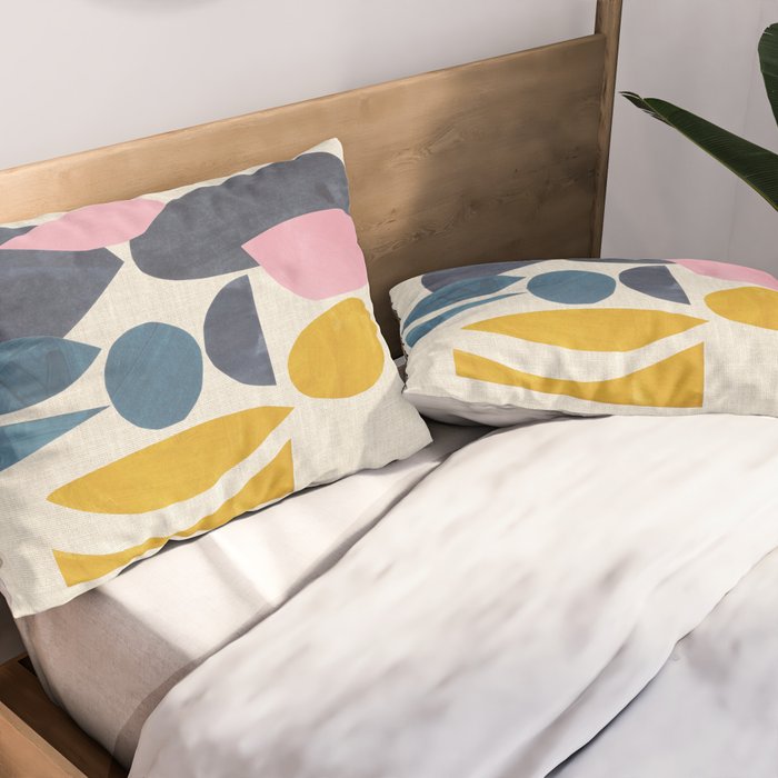 Gold Among Rocks Pillow Sham Gallery Image 2