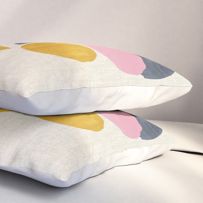 Gold Among Rocks Pillow Sham Gallery Image 3