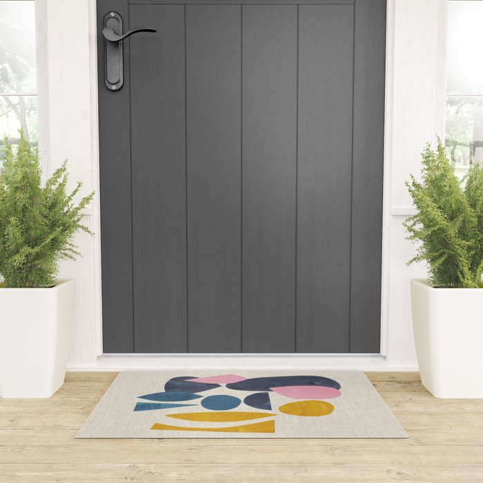Gold Among Rocks Welcome Mat Gallery Image 3