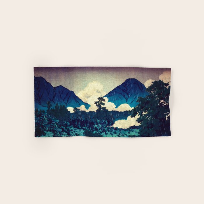 Under the Rain in Doyi - Nature Landscape Bath Towel Gallery Image 1