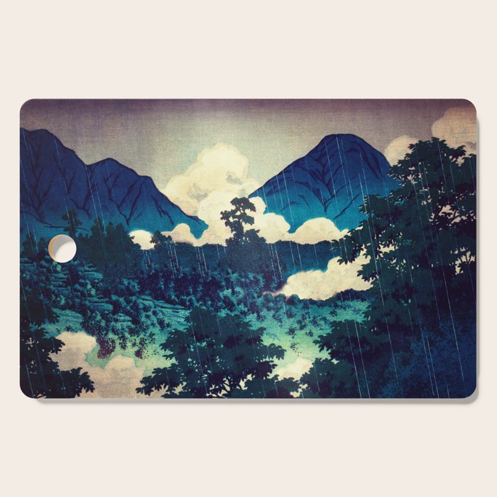 Under the Rain in Doyi - Nature Landscape Cutting Board Gallery Image 1