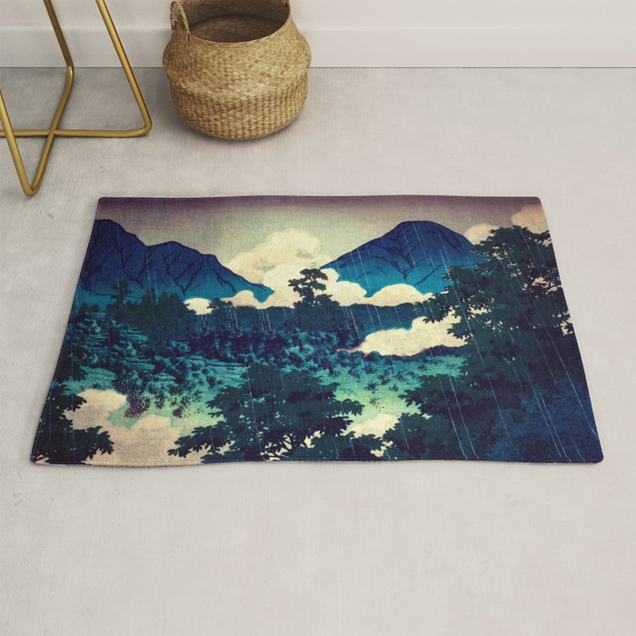 Under the Rain in Doyi - Nature Landscape Rug Gallery Image 1