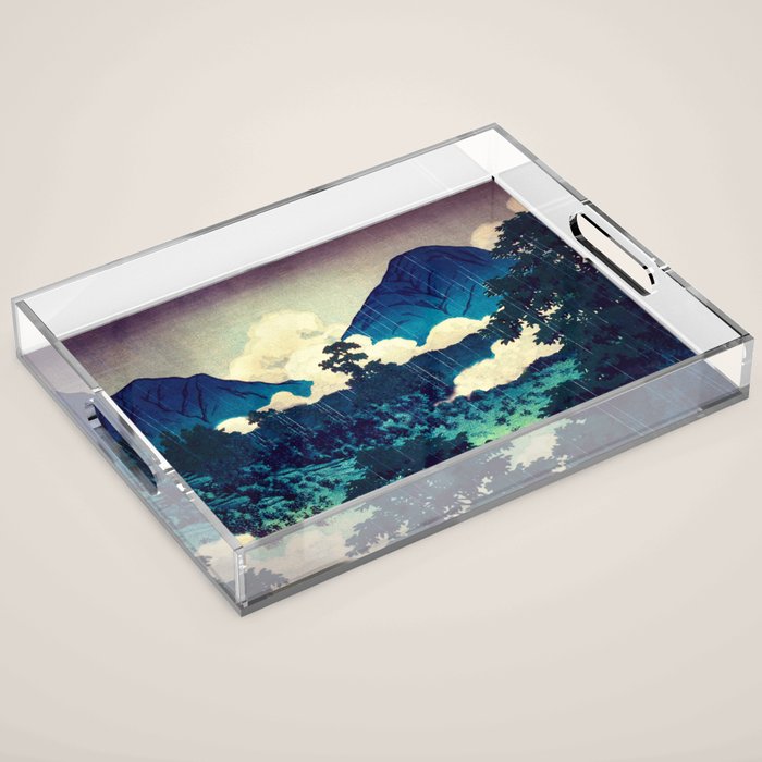 Under the Rain in Doyi - Nature Landscape Acrylic Tray Gallery Image 1