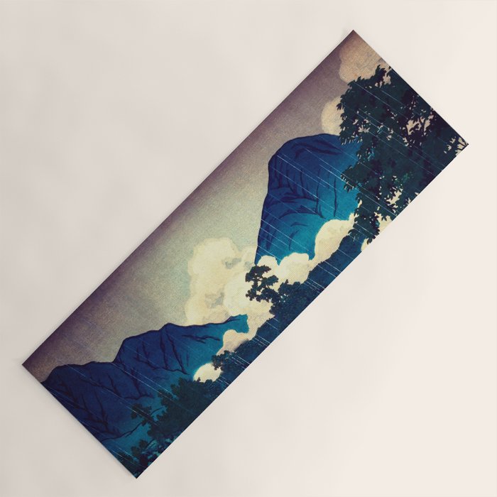 Under the Rain in Doyi - Nature Landscape Yoga Mat Gallery Image 1