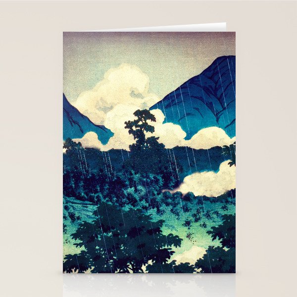 Under the Rain in Doyi - Nature Landscape Stationery Card Gallery Image 1