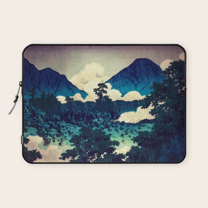 Under the Rain in Doyi - Nature Landscape Laptop Sleeve Gallery Image 1