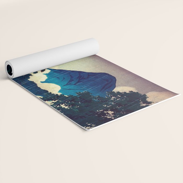 Under the Rain in Doyi - Nature Landscape Yoga Mat Gallery Image 2