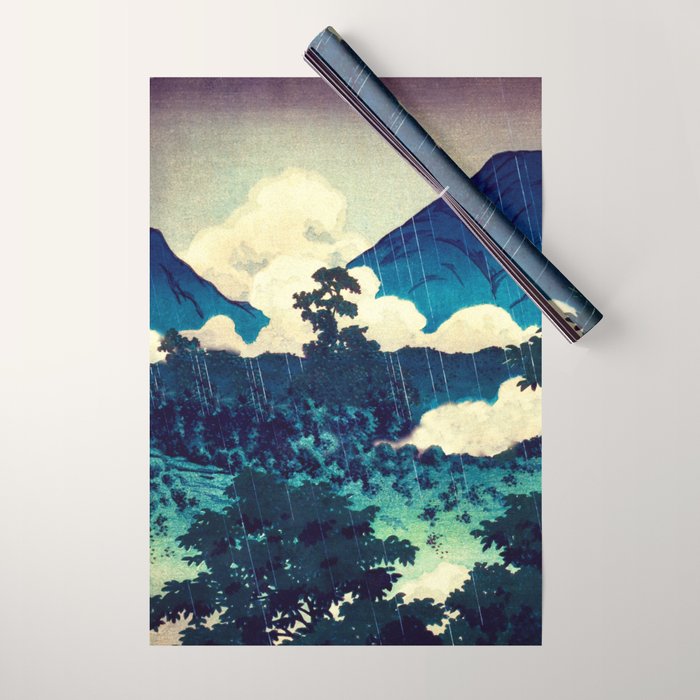 Under the Rain in Doyi - Nature Landscape Wrapping Paper Gallery Image 1