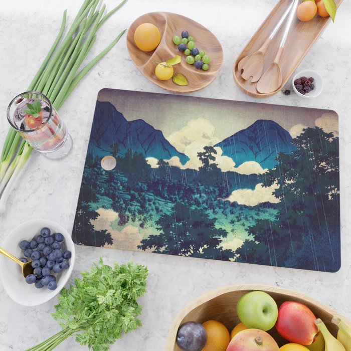 Under the Rain in Doyi - Nature Landscape Cutting Board Gallery Image 2