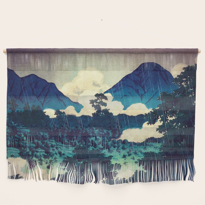 Under the Rain in Doyi - Nature Landscape Wall Hanging Gallery Image 1