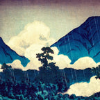 Under the Rain in Doyi - Nature Landscape Coffee Mug Gallery Image 2