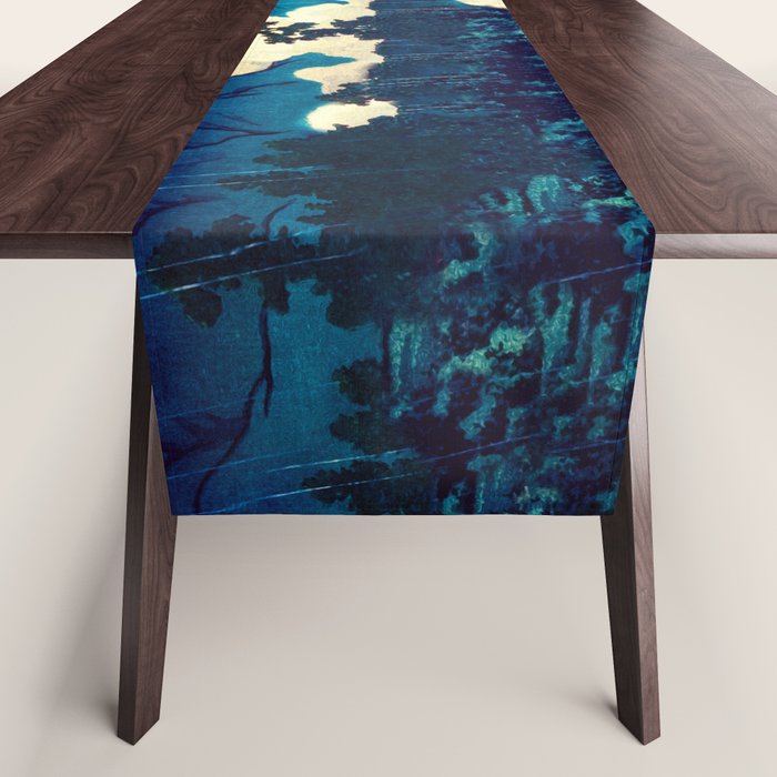Under the Rain in Doyi - Nature Landscape Table Runner Gallery Image 1