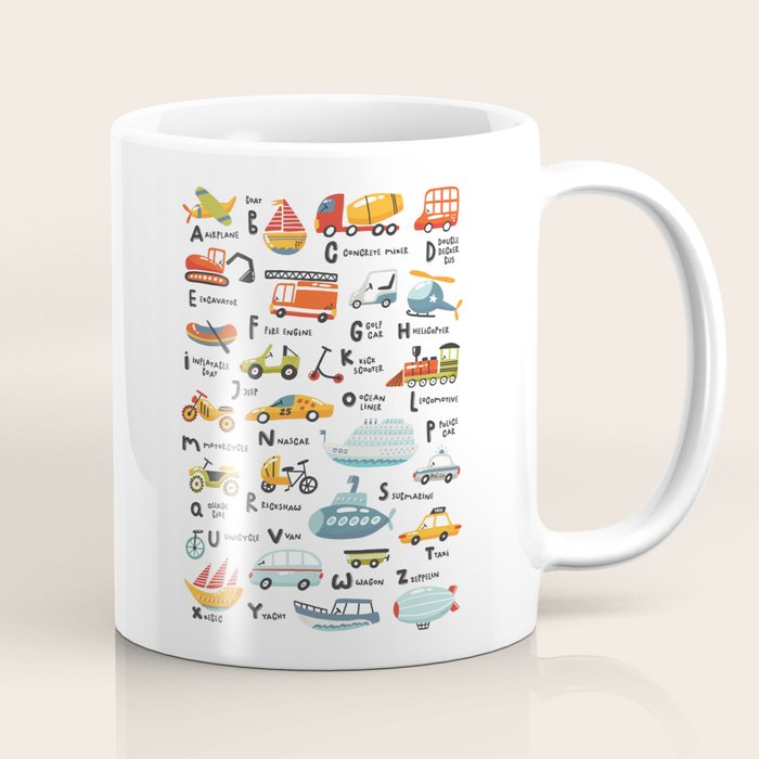 Beep Beep Alphabet Coffee Mug Gallery Image 1