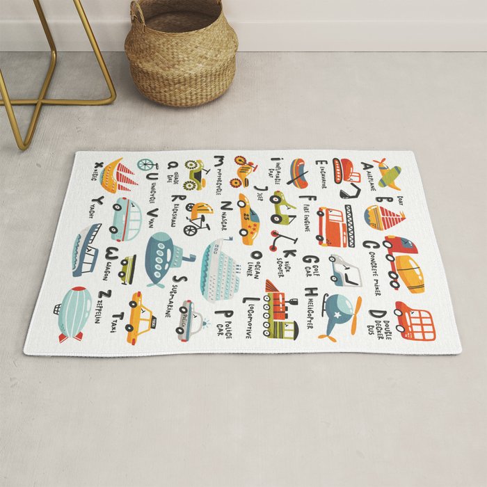 Beep Beep Alphabet Rug Gallery Image 1