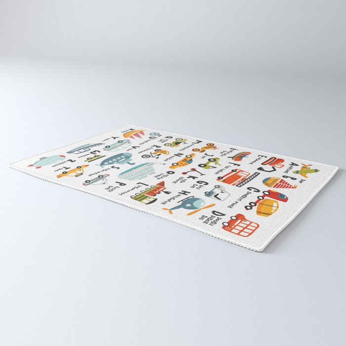 Beep Beep Alphabet Rug Gallery Image 3