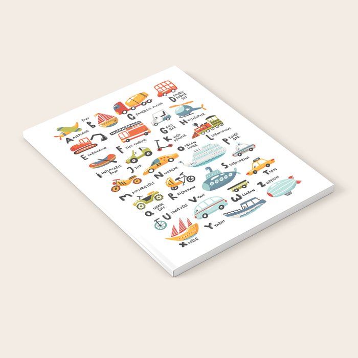 Beep Beep Alphabet Notebook Gallery Image 2