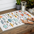Beep Beep Alphabet Outdoor Rug Gallery Image 2