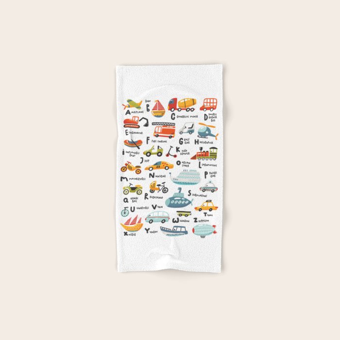 Beep Beep Alphabet Bath Towel Gallery Image 1