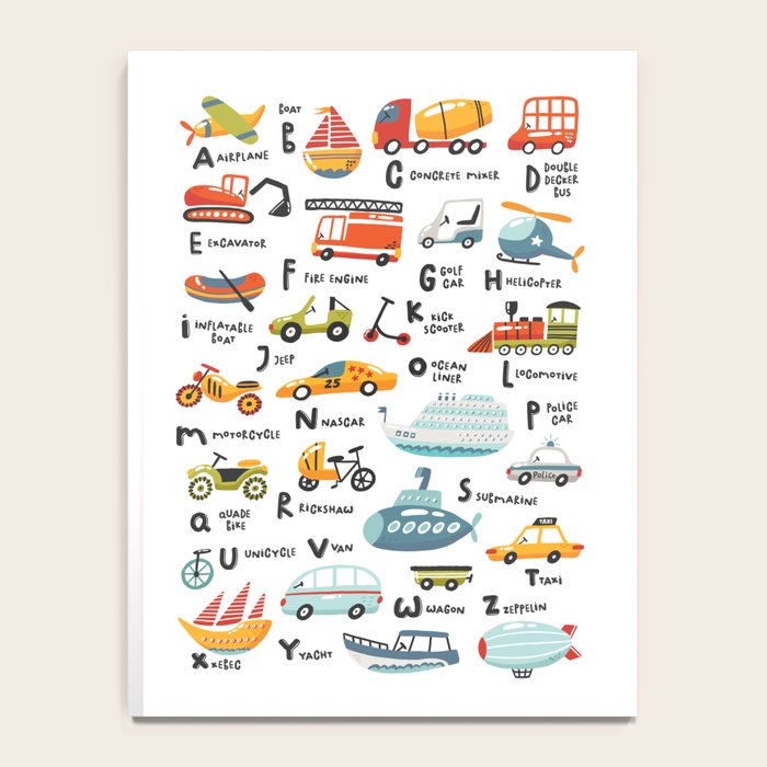 Beep Beep Alphabet Notebook Gallery Image 4