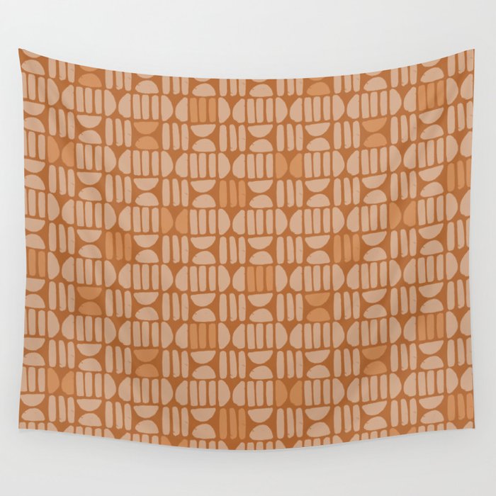 Bold Minimalism . Copper Wall Tapestry Gallery Image 1