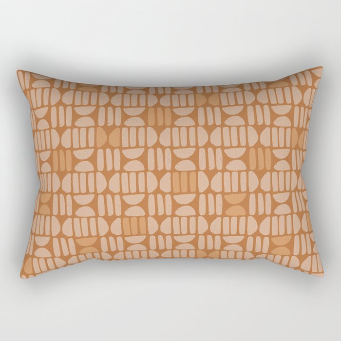 Bold Minimalism . Copper Rectangular Pillow Gallery Image 1