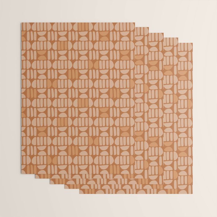 Bold Minimalism . Copper Wrapping Paper Gallery Image 3