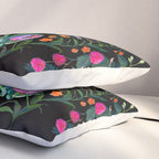 Mantis and Moth Cactus Flower Pillow Sham Gallery Image 3
