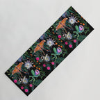 Mantis and Moth Cactus Flower Yoga Mat Gallery Image 1