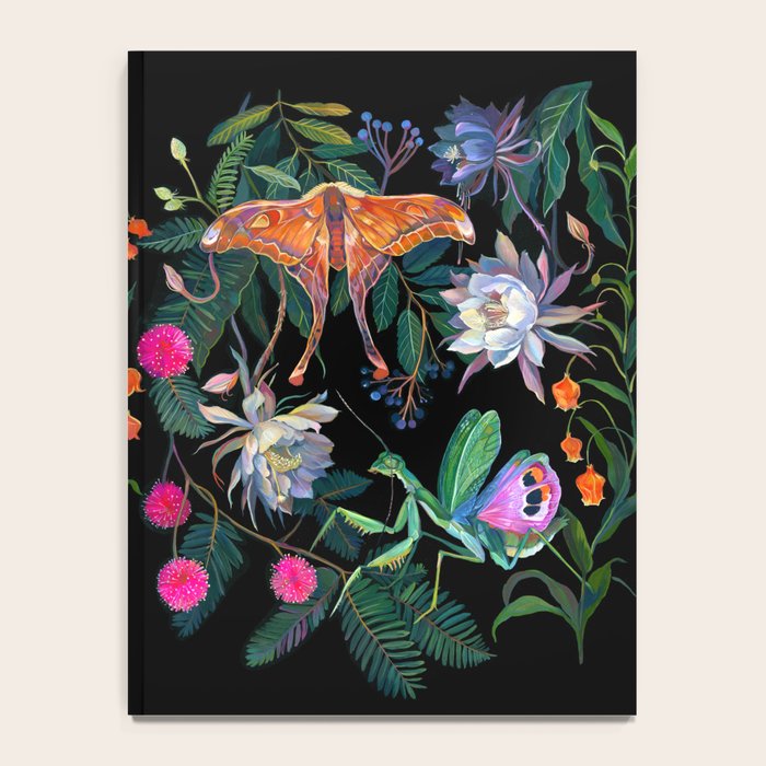 Mantis and Moth Cactus Flower Notebook Gallery Image 4