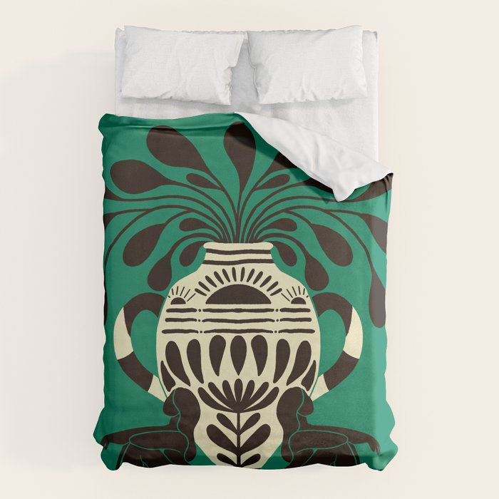 Greco Ladies and Vase Duvet Cover Gallery Image 6