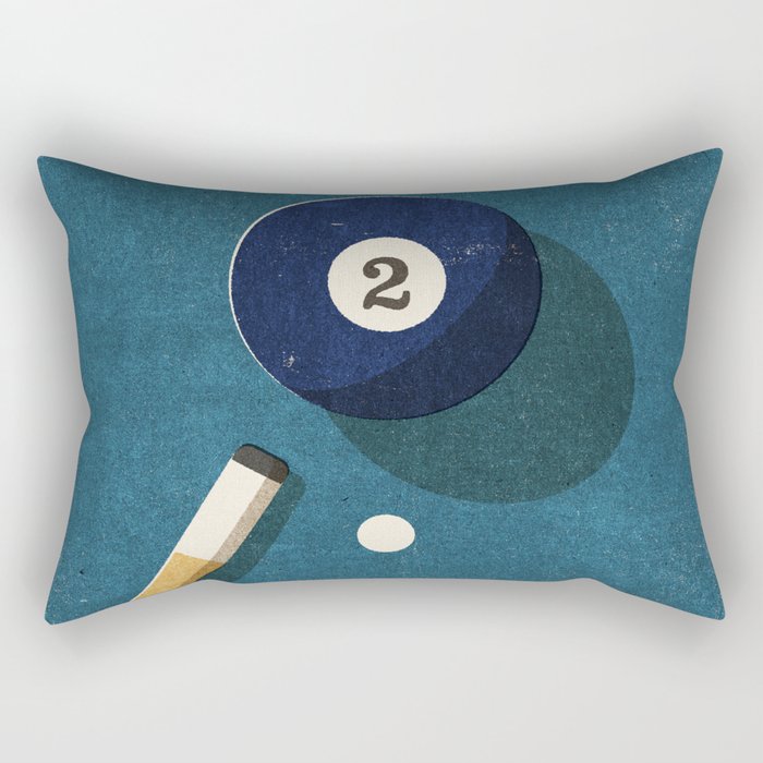 BILLIARDS / Ball 2 Rectangular Pillow Gallery Image 2