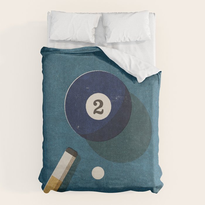 BILLIARDS / Ball 2 Duvet Cover Gallery Image 6